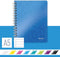 Leitz WOW Spiraalgebonden A5 Notitieboek met Kunststof Kaft - 80 Vel - Gelijnd - Blauw