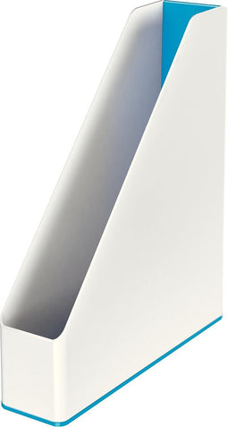 Leitz WOW Tijdschriftencassette - Blauw/Wit