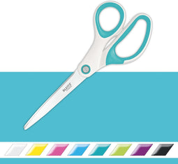 Leitz WOW Titanium Roestvrijstalen Schaar - IJsblauw