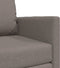 vidaXL - Vloer - Sofa - Bed - 2-in-1 - Taupe - 74x77x81 - cm - Stof