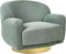 LEJRE - Fauteuil - Groen - Polyester