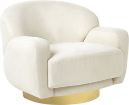 LEJRE - Fauteuil - Lichtbeige - Polyester