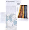 Thea Gouverneur - Borduurpakket met telpatroon - 3071A - Voorgesorteerde DMC Garens - Nefertete (klein) - Aida - 35 cm x 45 cm - DIY Kit