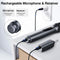 LEKATO 2.4GHz Oplaadbare Draadloze Microfoon: Perfect voor zang, speeches en meer