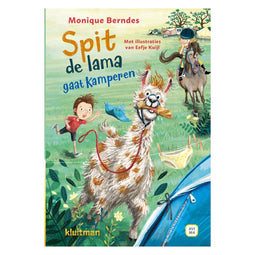 Lekker lezen met Kluitman - Spit de lama gaat kamperen