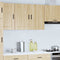 vidaXL - Keukenwandkast - Porto - bewerkt - hout - sonoma - eikenkleurig