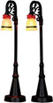 LEMAX - Bell ornament lamp post set o