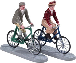 Lemax - Bike Ride Date - Set Of 2 - Kersthuisjes & Kerstdorpen