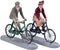 Lemax - Bike Ride Date - Set Of 2 - Kersthuisjes & Kerstdorpen