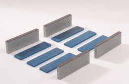 Lemax - Canal Wall- Set Of 10 - Kersthuisjes & Kerstdorpen