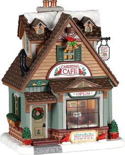 Lemax - Cardinal Café- B/o Led - Kersthuisjes & Kerstdorpen