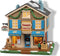 Lemax - Casey's General Store, B/o Led - Kersthuisjes & Kerstdorpen
