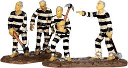 Lemax - Chain Gang - Set Of 2 - Kersthuisjes & Kerstdorpen