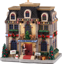 Lemax - Christmas At The Savoy, With 4.5v Adaptor - Kersthuisjes & Kerstdorpen