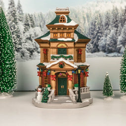 Lemax - Corner Residence, B/o Led - Kersthuisjes & Kerstdorpen