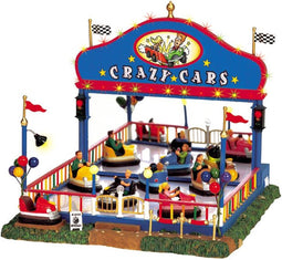 Lemax - 'Crazy Cars' - Verlichte Sights & Sounds met animatie & muziek - Inclusief adapter