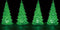 Lemax Crystal Lighted Tree, 3 Color Changeable, Small 4 pc