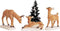 Lemax - Dad And Fawns - Set Of 4