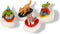 Lemax - Dog Snow Saucer Fun, Set Of 4 - Kersthuisjes & Kerstdorpen