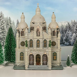 Lemax Europe Cathedral - Hangend/Staand Kersttafereel - Kerstdorp met verlichting