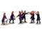 Lemax - Fireman - Set Of 6 - Kersthuisjes & Kerstdorpen