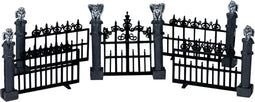 Lemax - Gargoyle Fence - Set Of 5 - Kersthuisjes & Kerstdorpen