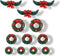 Lemax - Garland And Wreaths, Set Of 12 - Kersthuisjes & Kerstdorpen