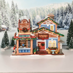 Lemax - Hilltop Café - Kersthuisjes & Kerstdorpen
