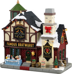 Lemax - 'Hoffman's Brat House' - Verlicht gebouw met rookeffect - Inclusief adapter