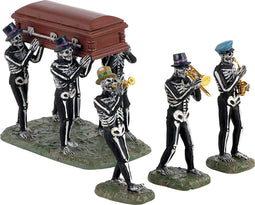 Lemax - Jazz Funeral, Set Of 4 - Kersthuisjes & Kerstdorpen