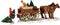 Lemax Kerstdecoratie Lemax - Christmas Tree Wagon, Set Of 2