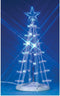 Lemax Kerstdecoratie Lemax - Lighted Silhouette Tree(Blue), M, B/O (4.5v)