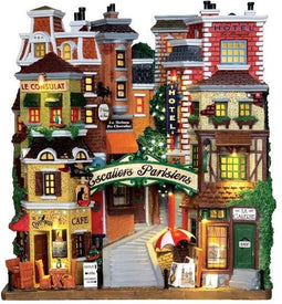 Lemax Kerstdorp Parisian Stairs - met verlichting