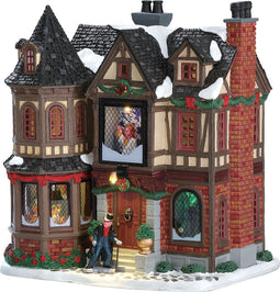 Lemax Kerstdorp Scrooge's Manor - met verlichting - 4.5V adapter