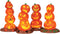 Lemax - Light Up Pumpkin Stack - Set/4 - B/o (4.5v) - Kersthuisjes & Kerstdorpen