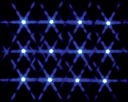 Lemax - Lighted Star String - Blue - Count Of 12 - B/o (4.5v)