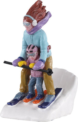 Lemax - Mommy & Me Ski - Kersthuisjes & Kerstdorpen