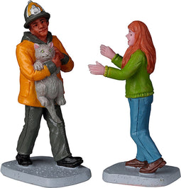 Lemax - My Hero!, Set Of 2 - Kersthuisjes & Kerstdorpen