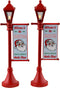 Lemax - North Pole Lamppost - Set van 2