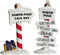 Lemax - North Pole Signs - Set Of 2 - Kersthuisjes & Kerstdorpen