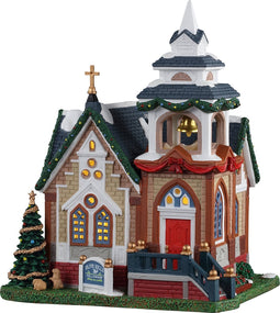 Lemax - Olive Hills Fellowship, B/o Led - Kersthuisjes & Kerstdorpen