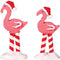 Lemax - Pink Flamingos - Set Of 2 - Kersthuisjes & Kerstdorpen