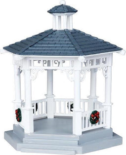 Lemax - Plastic Gazebo With Decorations - Kersthuisjes & Kerstdorpen