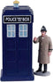 Lemax - Police Call Box- Set Of 2 - Kersthuisjes & Kerstdorpen
