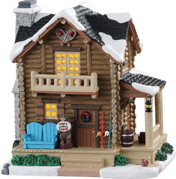 Lemax - Pop's Cabin- B/o Led - Kersthuisjes & Kerstdorpen