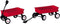 Lemax - Red Wagons - Set Of 2 - Kersthuisjes & Kerstdorpen