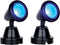 Lemax - Round Spot Light - Blue - Set Of 2 - B/o (4.5v) - Kersthuisjes & Kerstdorpen