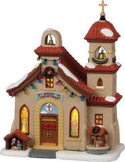 Lemax - 'San Santiago Parish' - Verlicht gebouw - Exclusief adapter