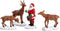 Lemax - Santa Feeds Reindeer - Set Of 4 - Kersthuisjes & Kerstdorpen