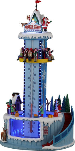 Lemax - 'Santa's Freeze Zone' - Verlichte Attractie met animatie, muziek - Inclusief adapter